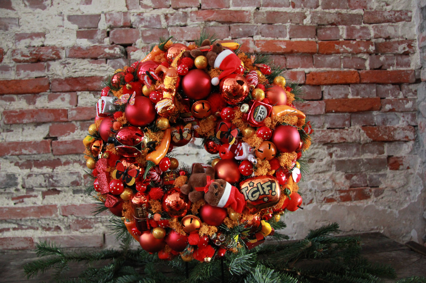 Kerstkrans - uniek en handgemaakt